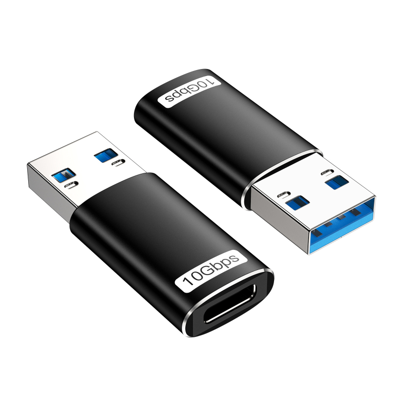 USB 3.2 Type-C OTG adapter, USB-C na Type-C, aluminijska legura, QS-009, 10Gbps