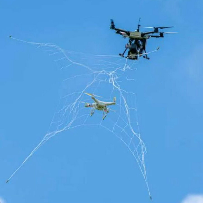 Ručna tkanina mreža za interceptiranje dronova, aramidni polimerni materijal, čvrsta zaštitna mreža