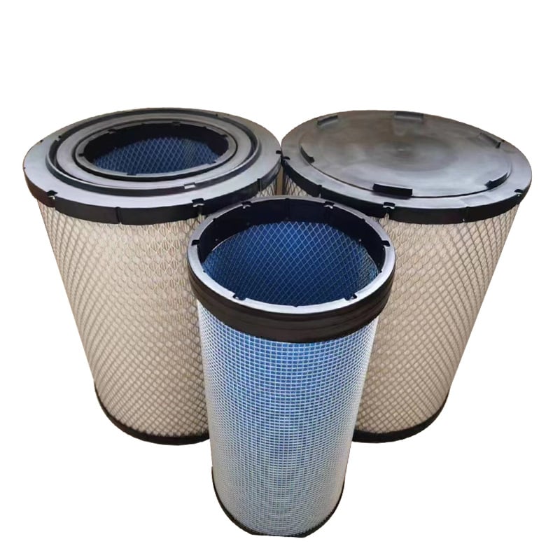 PU3039 Διπλωμένο στοιχείο φίλτρου αέρα από ανοξείδωτο χάλυβα για το νέο βαρέως τύπου φορτηγό Ouman