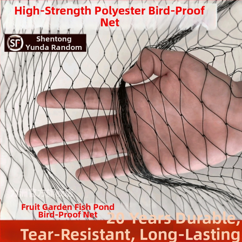 Zaštitna mreža protiv ptica za plastenike i poljoprivredne površine – najlon, model 3, izdržljivost 5000