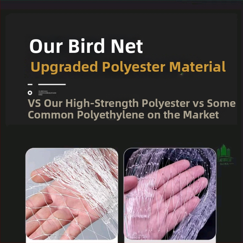 Zaštitna mreža protiv ptica za plastenike i poljoprivredne površine – najlon, model 3, izdržljivost 5000