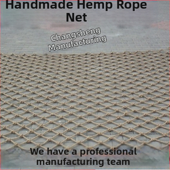 Dekorativna mreža od konopljinog konca za strop i ogradu, nosivost 100 kg, debljina konopljinog konca 3–20 mm i veličine mreže 4–15 cm, pogodna za dekoraciju, strop i zaštitu.