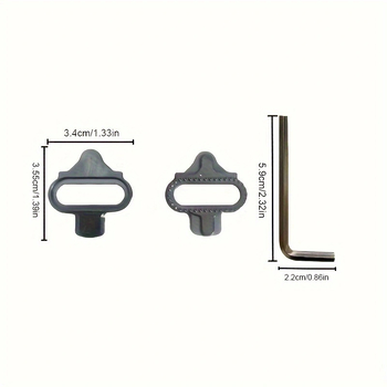 Plăcuță SPD pentru pantofi de ciclism – metal, model SH51, marcă Xianghe Fu, compatibilă cu SPD