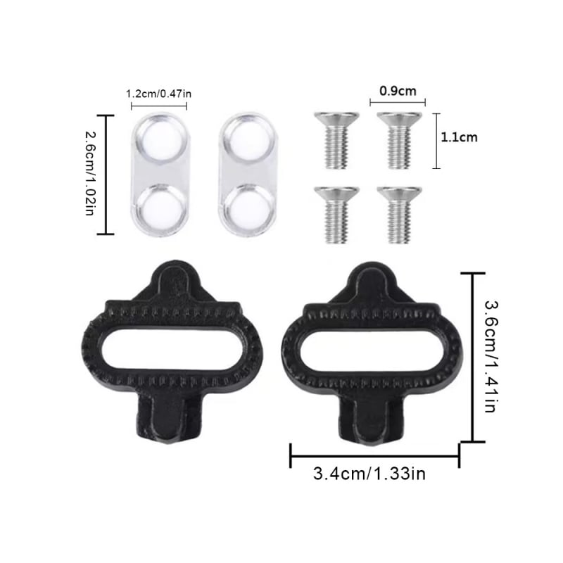 Plăcuță SPD pentru pantofi de ciclism – metal, model SH51, marcă Xianghe Fu, compatibilă cu SPD