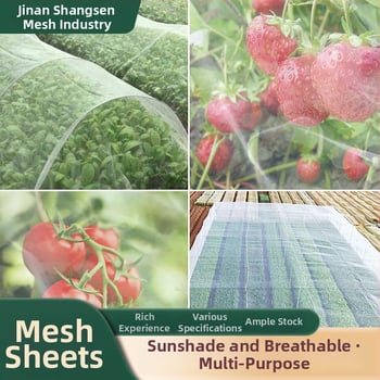 Plasă pentru seră anti-păsări, 60 ochiuri, pentru pomi fructiferi și legume, protecție împotriva insectelor, material polietilen, deschidere a ochilor 10-100, diametru fir 9-10, durată de viață 3-5 ani