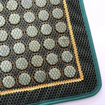 Подложка за седалка с нефритов пълнеж, за кола и офис, тъкан, модерен минималистичен стил