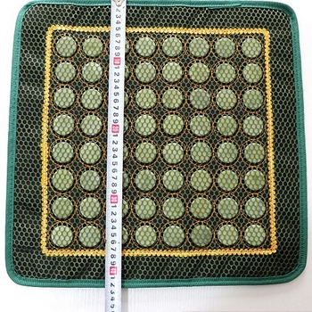 Подложка за седалка с нефритов пълнеж, за кола и офис, тъкан, модерен минималистичен стил