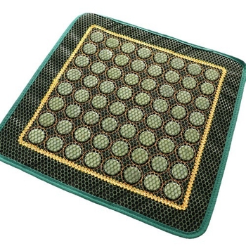 Подложка за седалка с нефритов пълнеж, за кола и офис, тъкан, модерен минималистичен стил