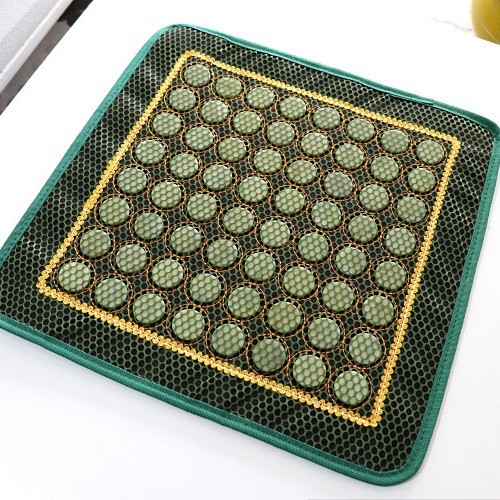 Подложка за седалка с нефритов пълнеж, за кола и офис, тъкан, модерен минималистичен стил