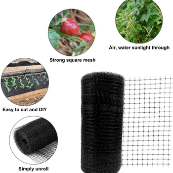 Plasă de grădină PP extensibilă pentru protecție împotriva cerbilor și păsărilor