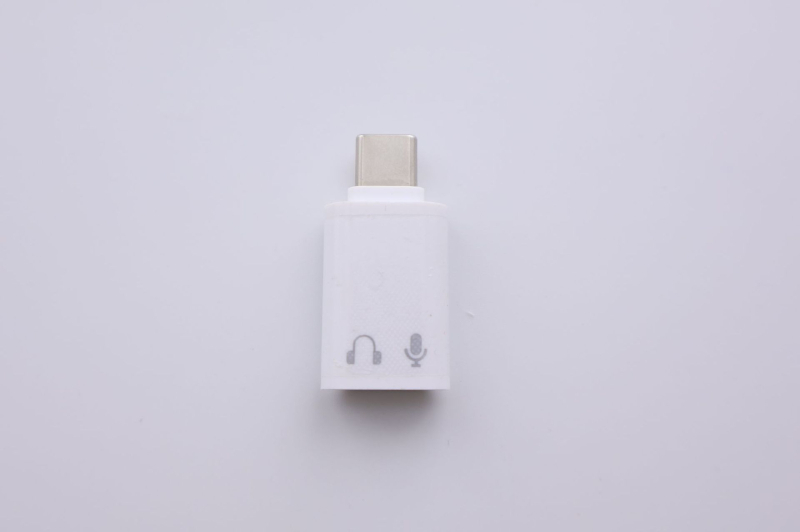 Lanier Ly-x4 adaptor OTG Type-C către Lightning pentru audio: placă de sunet, microfon, audio digital și căști (interfață Type-C)