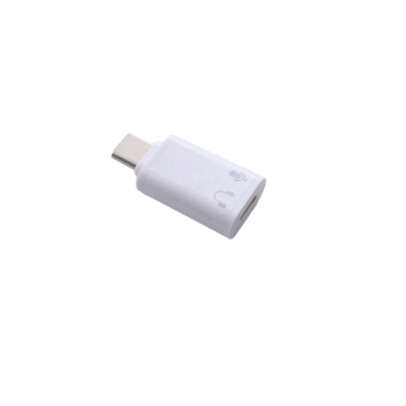 Lanier Ly-x4 adaptor OTG Type-C către Lightning pentru audio: placă de sunet, microfon, audio digital și căști (interfață Type-C)