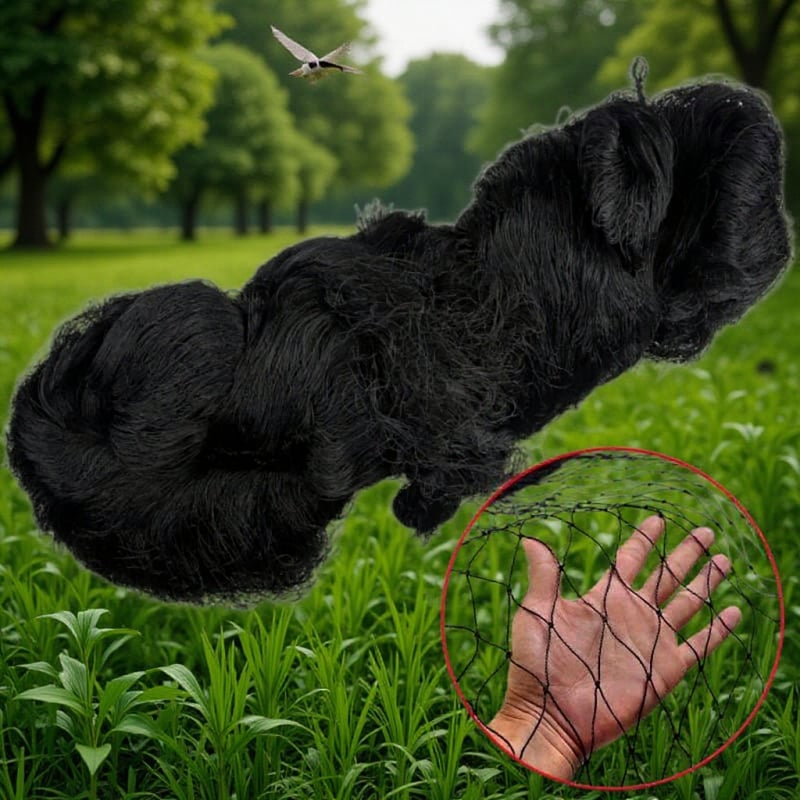 Plasă de protecție pentru păsări în seră, poliester, ochiuri 2,5 mm, diametru fir 420D, cod produs hpmDFGFd