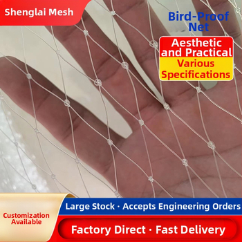 Polyetylénová sieť proti vtákom pre sady, skleníky a letiská, model F-2352, odolnosť 500 kN