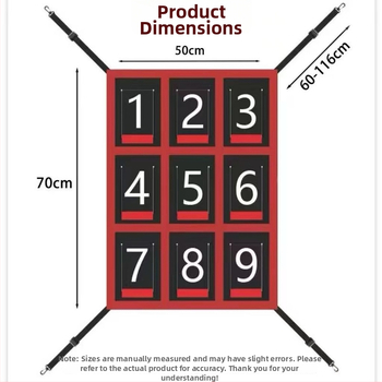 Бейзболна тренировъчна мрежа с девет квадранта за хвърляне и удари — вътрешна/външна употреба; материал: полиестер, дебел Oxford плат; артикул: 0134; марка: Aoxiang; произход: Донггуан