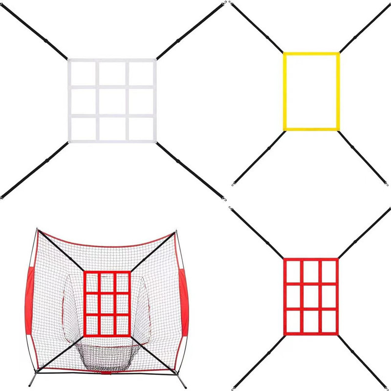 Бейзболна тренировъчна мрежа с девет квадранта за хвърляне и удари — вътрешна/външна употреба; материал: полиестер, дебел Oxford плат; артикул: 0134; марка: Aoxiang; произход: Донггуан