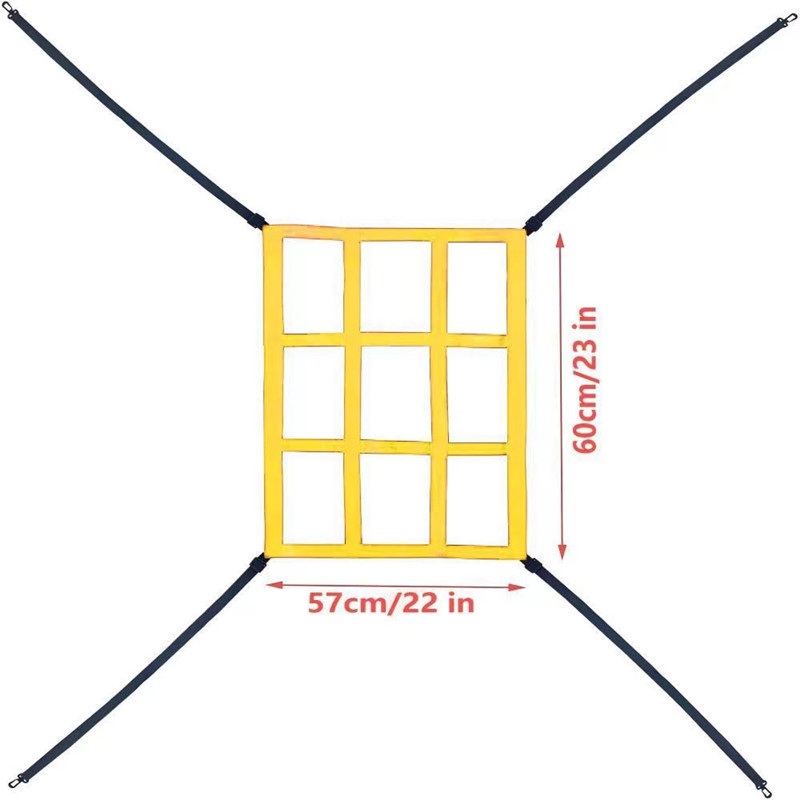Бейзболна тренировъчна мрежа с девет квадранта за хвърляне и удари — вътрешна/външна употреба; материал: полиестер, дебел Oxford плат; артикул: 0134; марка: Aoxiang; произход: Донггуан