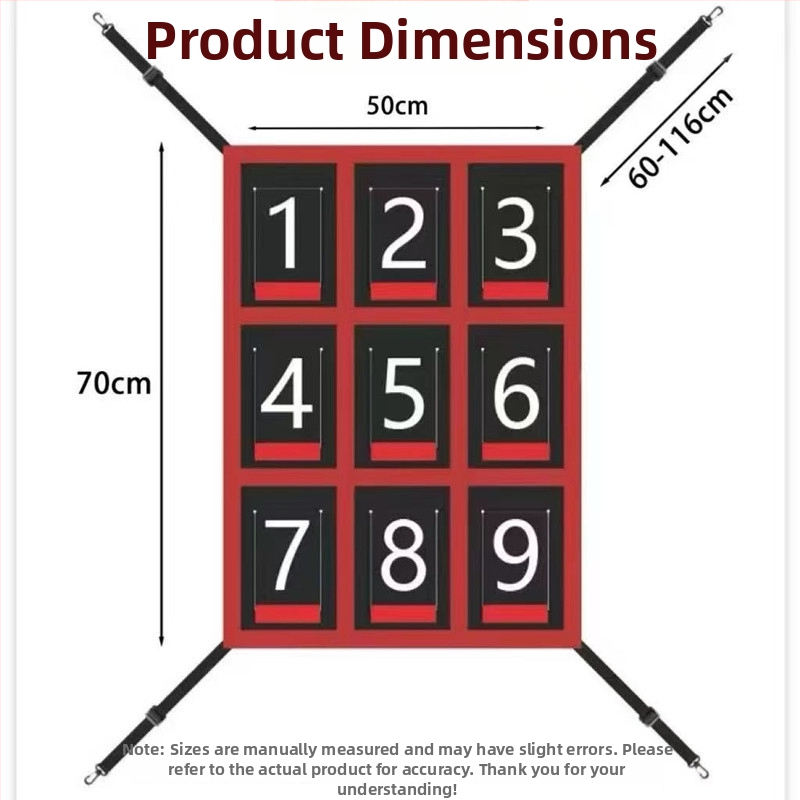 Бейзболна тренировъчна мрежа с девет квадранта за хвърляне и удари — вътрешна/външна употреба; материал: полиестер, дебел Oxford плат; артикул: 0134; марка: Aoxiang; произход: Донггуан