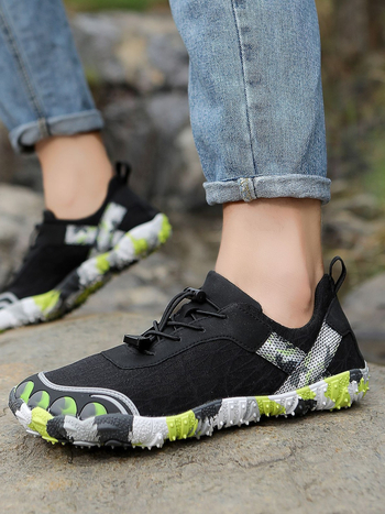Pantofi de drumeție cu cinci degete – parte superioară Lycra, talpă din cauciuc anti-derapant, talpă medie EVA, închidere cu șiret în față