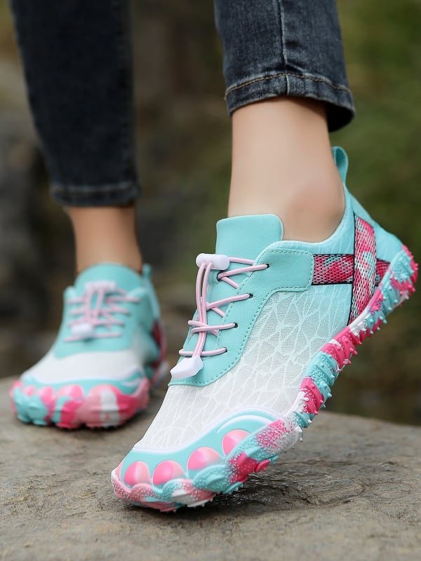 Pantofi de drumeție cu cinci degete – parte superioară Lycra, talpă din cauciuc anti-derapant, talpă medie EVA, închidere cu șiret în față