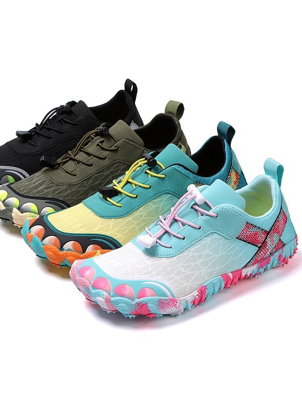 Pantofi de drumeție cu cinci degete – parte superioară Lycra, talpă din cauciuc anti-derapant, talpă medie EVA, închidere cu șiret în față