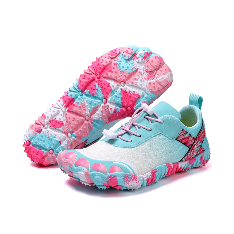 Pantofi de drumeție cu cinci degete – parte superioară Lycra, talpă din cauciuc anti-derapant, talpă medie EVA, închidere cu șiret în față