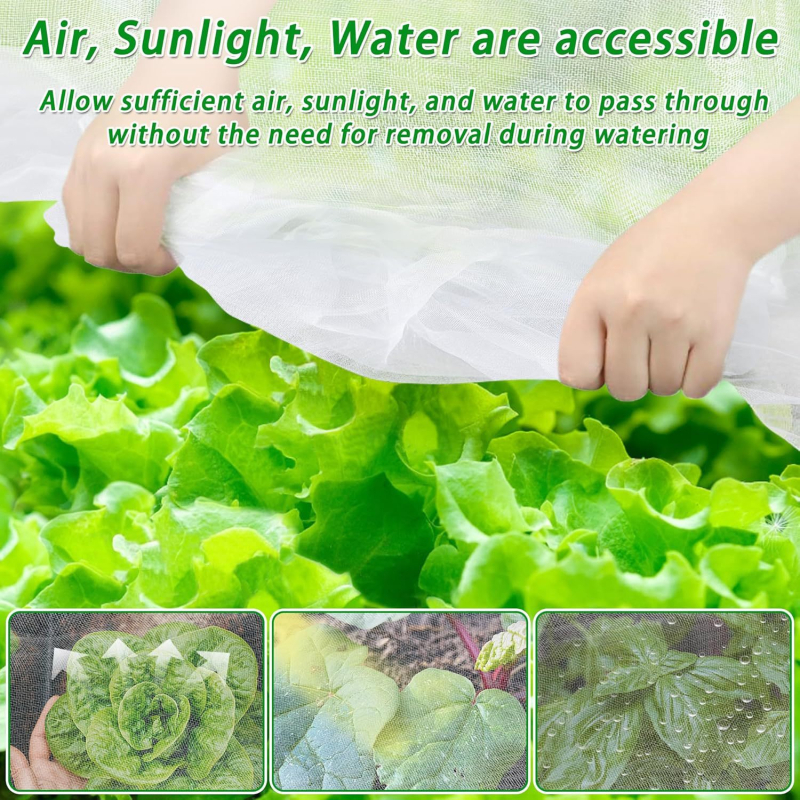 Plasă de protecție a plantelor pentru grădină și răsaduri — fibră de poliester