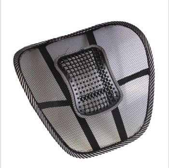 Αυτοκίνητο μαξιλάρι οσφυϊκής στήριξης, δίκτυο αναπνοής, γέμισμα EVA, μασάζ, παγκόσμια συμβατότητα, χρήση καλοκαιριού