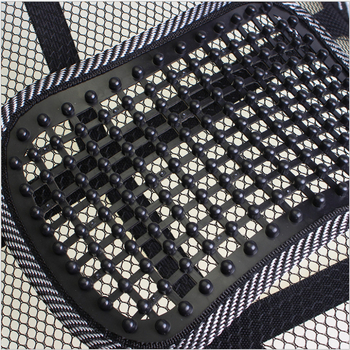 Αυτοκίνητο μαξιλάρι οσφυϊκής στήριξης, δίκτυο αναπνοής, γέμισμα EVA, μασάζ, παγκόσμια συμβατότητα, χρήση καλοκαιριού