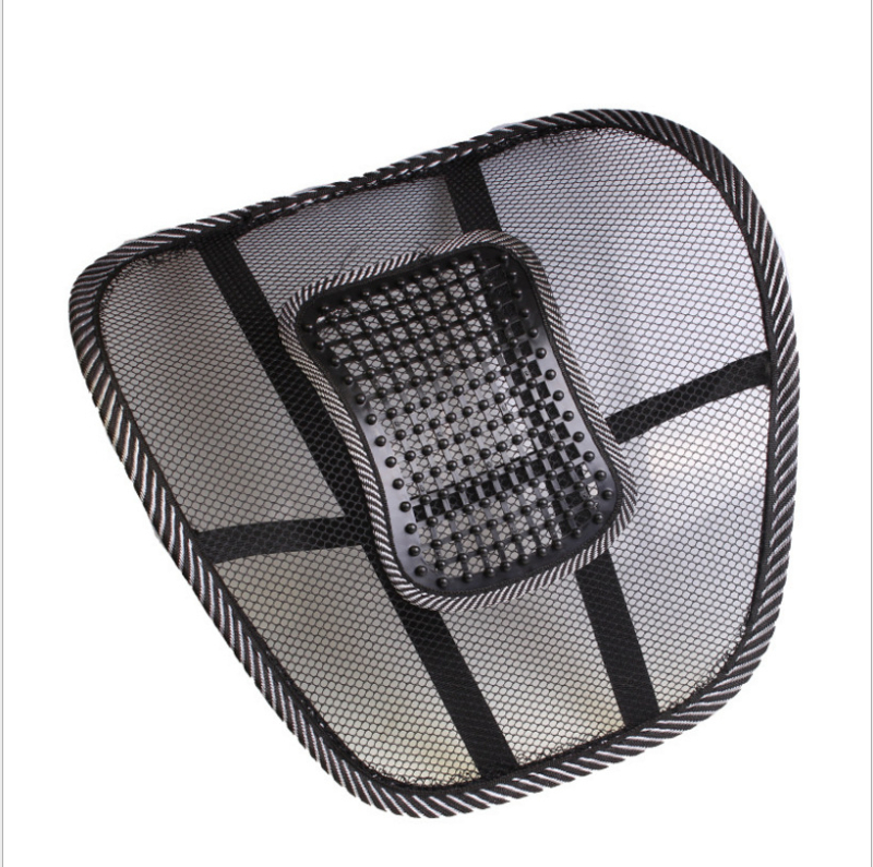 Αυτοκίνητο μαξιλάρι οσφυϊκής στήριξης, δίκτυο αναπνοής, γέμισμα EVA, μασάζ, παγκόσμια συμβατότητα, χρήση καλοκαιριού