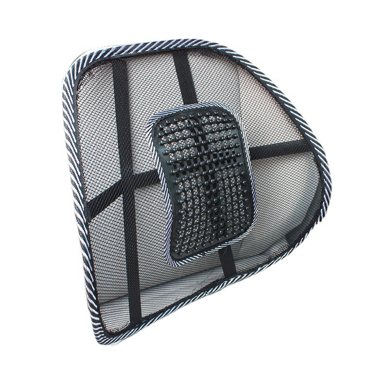 Αυτοκίνητο μαξιλάρι οσφυϊκής στήριξης, δίκτυο αναπνοής, γέμισμα EVA, μασάζ, παγκόσμια συμβατότητα, χρήση καλοκαιριού