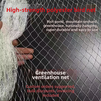 Ojačana najlonska zaštitna mreža protiv ptica, za poljoprivredu i upotrebu na aerodromima