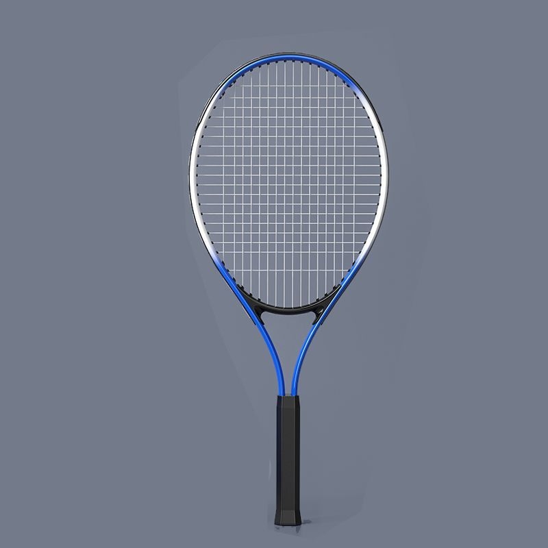 Rachetă de antrenament tenis pentru antrenament solo cu corzi de revenire, cadru din fibră de carbon, 95–100 g, extra tare, pentru copii