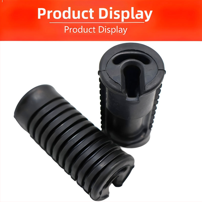 Gumený pedál na motocykl, predný pedál, kompatibilný s Dayang 100, TBT110, JH70, Číslo produktu 2025-12