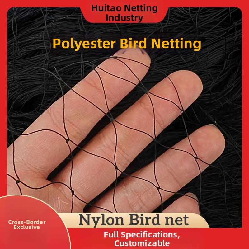 Najlonska mreža za poljoprivredu čvrste konstrukcije s zaštitom od ptica — za voćnjake i ribnjake uzgoja