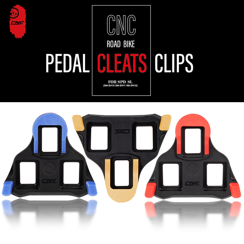 CNC ploča za zaključavanje bicikla za SPD-SL cipele, kompatibilnost SH12/SH11/SH10, model Road Car Latch, marka CNC, podesivi kutovi 0°/2°/6°
