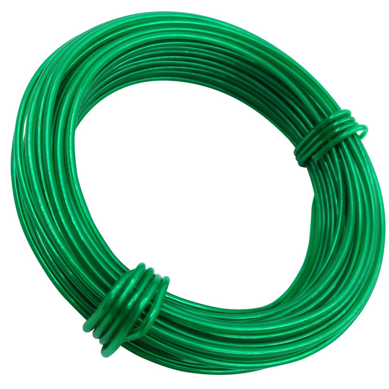 Jusen plastična traka za vezivanje biljaka, 15 m, mekani zeleni PVC vrtni užad