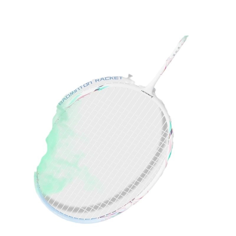 Kawasaki badminton raketa – potpuno karbonska, ultra lagana, 75–79 g, direktni udarac, za napredne amatere