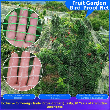 Mreža protiv ptica za voćnjak i farmu – veliki skladišni prostor, zaštita trešnje, vrtna barijera, ribnjak