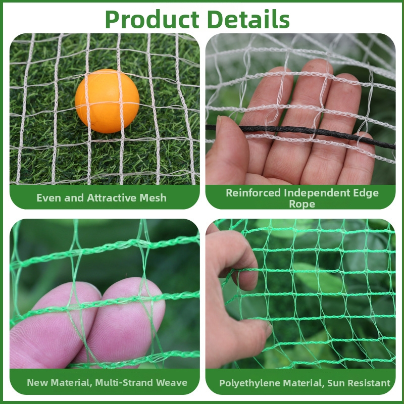 Mreža protiv ptica za voćnjak i farmu – veliki skladišni prostor, zaštita trešnje, vrtna barijera, ribnjak