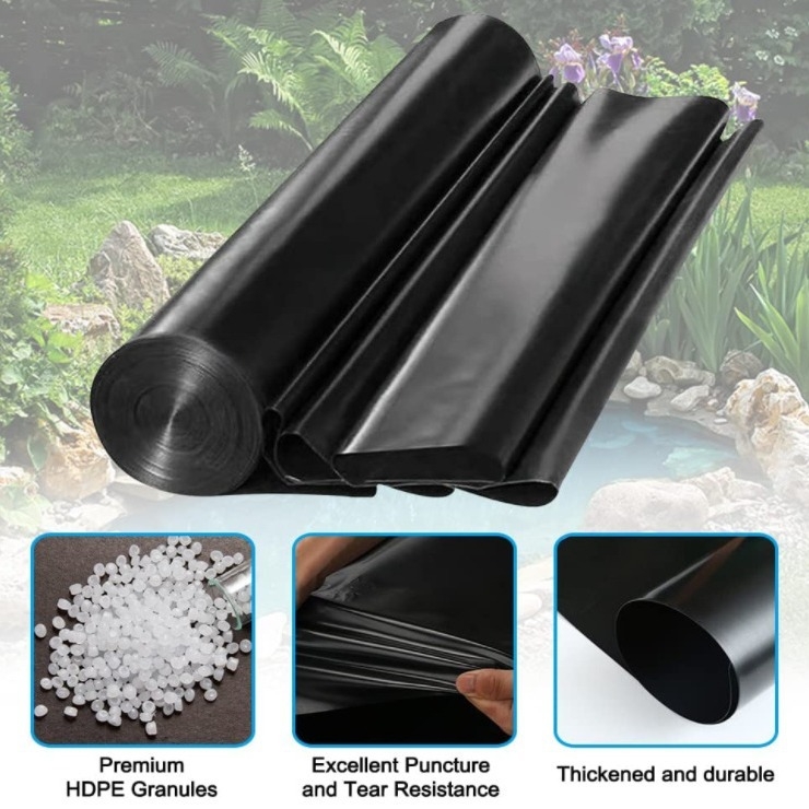0,2 mm HDPE membrana za akvakulturu - visoka gustoća, izdržljiva, sklopiva vodonepropusna membrana