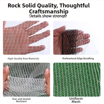 Zaštitna mreža od grada i ptica za voćnjake i poljoprivredne zemljišta – mreža s rombom uzorkom za jabuke i grožđe