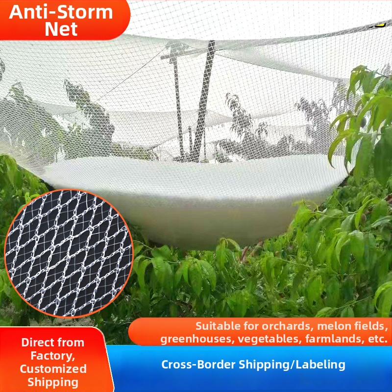 Zaštitna mreža od grada i ptica za voćnjake i poljoprivredne zemljišta – mreža s rombom uzorkom za jabuke i grožđe