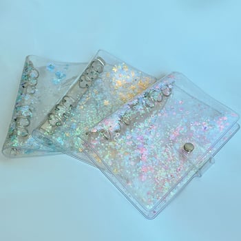 Ručni dnevnik s prozirnim PVC omotom, s listovima na slobodne listove, Dowling papir 100 g, 40 stranica