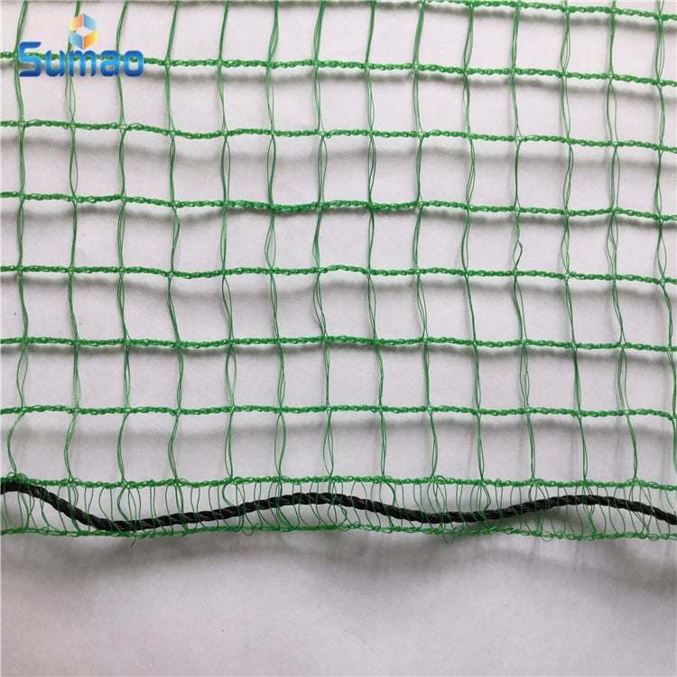 HDPE mreža za ptice bez čvora SM-3; zaštita od ptica, insekata, grada i opadajućih listova; nosivost 10 kg