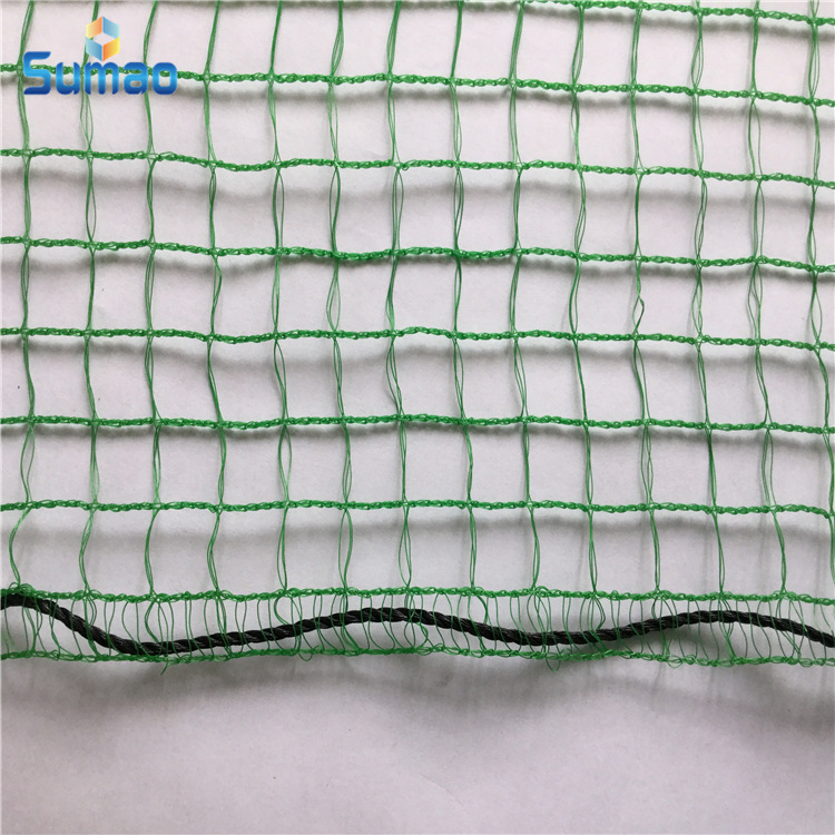 HDPE mreža za ptice bez čvora SM-3; zaštita od ptica, insekata, grada i opadajućih listova; nosivost 10 kg