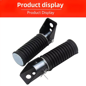 GS125 Motocykel – Predné a Zadné Skladacie Stupačky, Hliníková Zliatina, Prispôsobiteľné