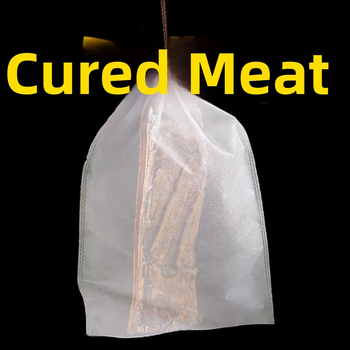 Taška s sieťou proti hmyzu pre slaninu a klobásy, z netkanej textílie, na skladovanie potravín