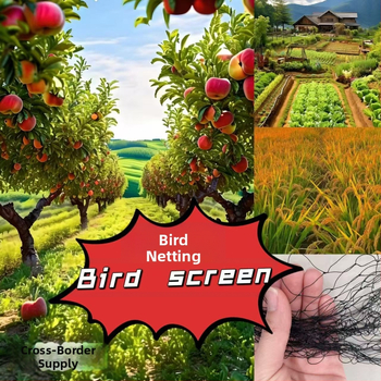 Najlon mreža protiv ptica za vanjsku upotrebu – pogodna za voćnjake, polja, zračne luke i ribnjake