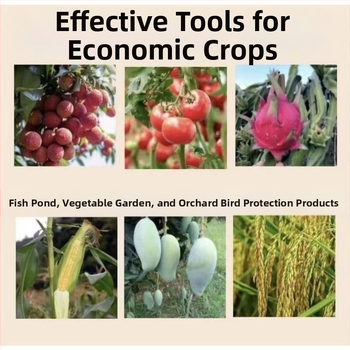 Najlon mreža protiv ptica za vanjsku upotrebu – pogodna za voćnjake, polja, zračne luke i ribnjake